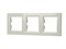 Рамка 3 поста, кремовый, EPH5800323 Schneider Asfora - фото 66849