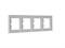 Рамка 4 поста, белый, EPH5800421 Schneider Asfora - фото 67002