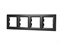 Рамка 4 поста, антрацит, EPH5800471 Asfora Schneider - фото 67149