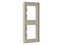 Рамка 2 поста, вертикальная, кремовый, EPH5810223 Schneider Asfora - фото 67573