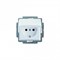 Розетка с заземлением и крышкой, белый, ABB 20 EUK-94-507 Basic 55 - фото 68248