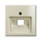 Накладка для телефонной розетки, белый шале, ABB 1803-96-507 Basic 55