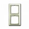 Рамка 2 поста, белый шале, ABB 2512-96-507 Basic 55