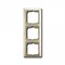 Рамка 3 поста, белый шале, ABB 2513-96-507 Basic 55