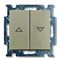Выключатель жалюзи без фиксации, шампань, ABB 2026/4 UC-93-507 Basic 55