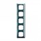 Рамка 5 постов, синий-бистро, ABB 2515-98-507 Basic 55