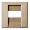 Накладка для USB розетки, шампань, ABB 2539-93-507 Basic 55
