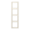 Рамка 4 поста, слоновая кость, Jung LS990 (пластик) LS984W