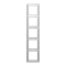 Рамка 5 постов, светло-серый, Jung LS990 (пластик) LS985LG