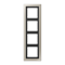 Рамка 4 поста, нержавеющая сталь, Jung LS Design (металл) ESD2984-L
