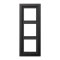 Рамка 3 поста, алюминий дарк, Jung LS Design (металл) ALD2983D