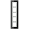 Рамка 5 постов, черное стекло, Jung LS Plus (стекло) LSP985GLSW