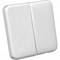 Клавиша двойная, белый, Polo Regina 13010309 - фото 69069