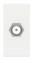 Розетка Coaxial F-type, белый, 1 модуль, Unica New Schneider NU346818 - фото 69264