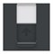 Накладка RJ45, антрацит, 2 модуля, Unica New Schneider NU941154 - фото 69354