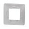 Рамка 1-постовая, алюминий, Unica New Schneider NU200230 - фото 70872
