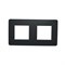 Рамка 2-постовая, антрацит, Unica New Schneider NU200454 - фото 70965