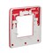 Рамка 1-постовая, красная / белый, Unica New Schneider NU280213 - фото 71024
