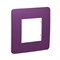 Рамка 1-постовая, лиловый / белый, Unica New Schneider NU280214 - фото 71051