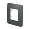 Рамка 1-постовая, дымчато-серый / антрацит, Unica New Schneider NU280222 - фото 71340