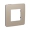 Рамка 1-постовая, песочный / антрацит, Unica New Schneider NU280228 - фото 71427
