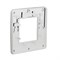 Рамка 1-постовая, хром / белый, Unica New Schneider NU280255 - фото 71524