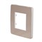 Рамка 1-постовая, медь / белый, Unica New Schneider NU280257 - фото 71557