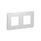 Рамка 2-постовая, белый / белый, Unica New Schneider NU280418 - фото 71768