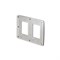 Рамка 2-постовая, дымчато-серый / белый, Unica New Schneider NU280421 - фото 71801