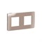 Рамка 2-постовая, медь / антрацит, Unica New Schneider NU280458 - фото 72274