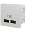 Розетка USB для зарядки, двойная, белый, 2 модуля, Unica New Schneider NU341818 - фото 72401