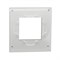 Рамка 1-постовая, горизонтальная, алюминий матовый / белый, Unica New Schneider NU600280 - фото 72549