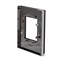 Рамка 1-постовая, горизонтальная, камень / антрацит, Unica New Schneider NU600287 - фото 72639