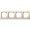 Рамка 4 поста, бежевый, Merten M-PLAN MTN515444