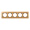 Рамка 5 постов, бук, Merten M-Elegance Дерево MTN4055-3470