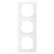 Рамка 3 поста, полярно-белый, Merten M-Pure MTN4030-3619