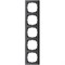 Рамка 5 постов, антрацит, Merten M-Pure MTN4050-3614