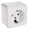 Розетка накладная со шторками, белый, Prima WDE001080 Schneider Electric