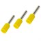 Наконечник-гильза 1,0 мм кв, желтый, Е1008 IEK UGN10-001-D14-08