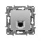 Компьютерная розетка RJ45, алюминий, 672441 Legrand Etika - фото 75092