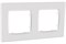 Рамка двойная NORDIC, белый, PLK1020032 Plank Electrotechnic