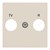 Центральная плата розетки TV / FM , бежевый, 2 модуля, Unica New Schneider NU944044 - фото 77763