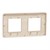 Рамка 2-постовая, бежевый/бежевый, Unica New Schneider NU280444 - фото 77838