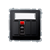 Розетка аудио на 1 динамик, графит, Basic Simon