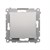 Выключатель одинарный проходной, серебро, SIMON54 - фото 89060