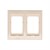 Рамка двойная, кремовый, SIMON54 PREMIUM - фото 89259