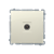 Розетка одинарная TV, бежевый, Basic Simon