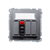 Розетка аудио на 1 динамик, сталь, Basic Simon