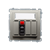 Розетка аудио на 1 динамик, сатин, Basic Simon