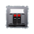 Розетка аудио на 2 динамика, сталь, Basic Simon